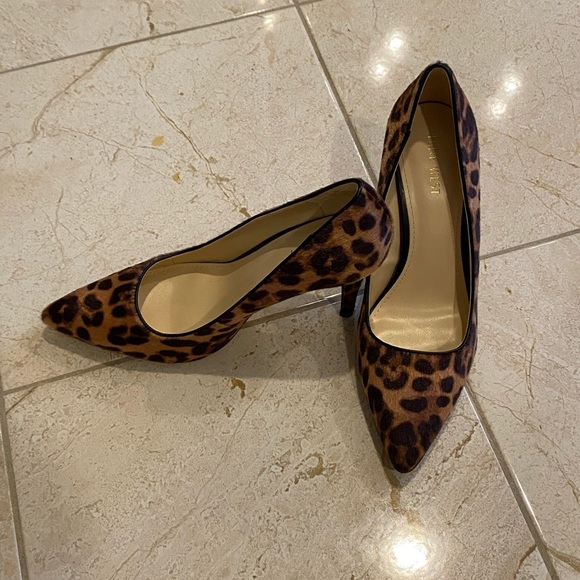 Nine West Calf-hair Leopard Pump - Picture 3 of 5